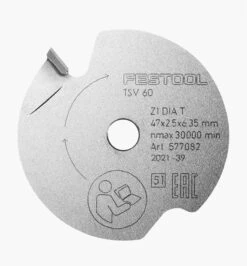 Scoring Saw Blade For Festool Plunge-Cut Saw TSV 60 K