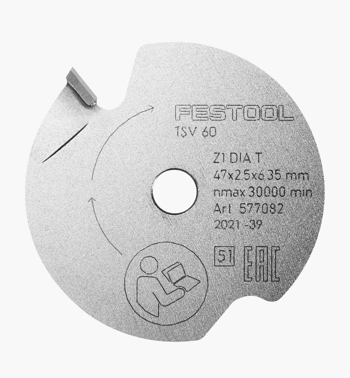 Scoring Saw Blade For Festool Plunge-Cut Saw TSV 60 K 1 Scoring Saw Blade For Festool Plunge-Cut Saw TSV 60 K