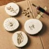 Make It Yourself Pyrography Clock & Coasters Kit